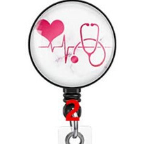 Wholesale Easy Pull Button Nurse Retractable Badge Scroll ABS Keychain